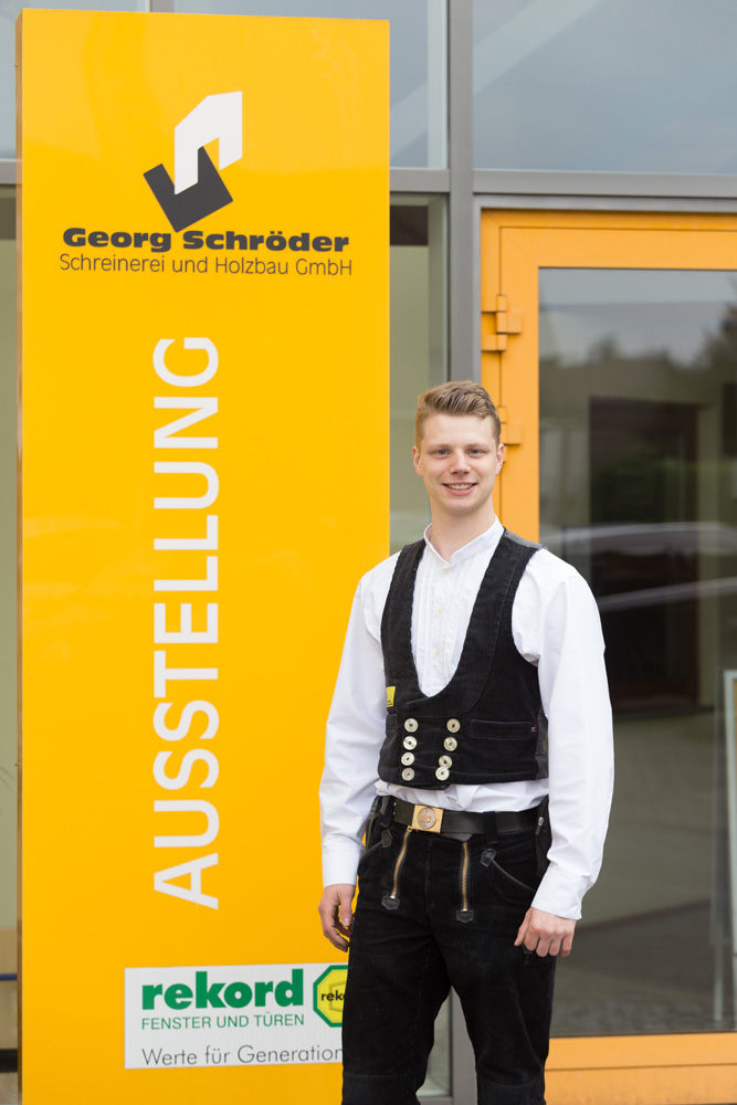 Vincent Groll: Monteur Zimmerei, Produktionsleiter Abbundanlage Teammitglied seit: 2014